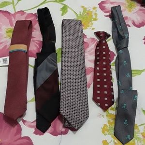 Boys ties collection of 5